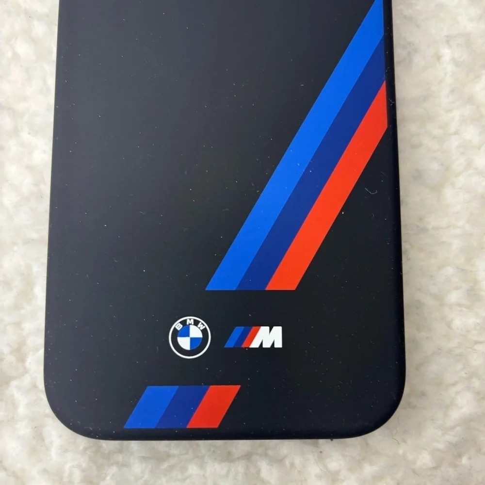 BMW M Black Liquid Silicone IPhone 14/15 Plus Case